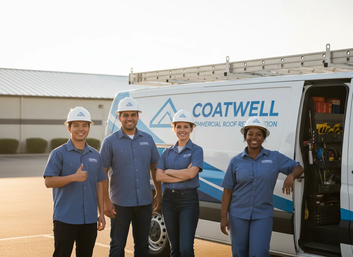 Commercial roof coating company in Lyman, WA